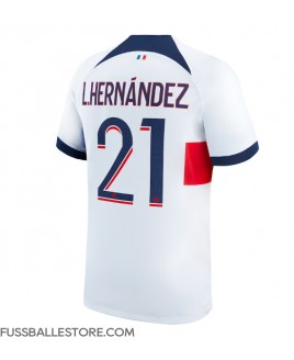 Günstige Paris Saint-Germain Lucas Hernandez #21 Auswärtstrikot 2023-24 Kurzarm